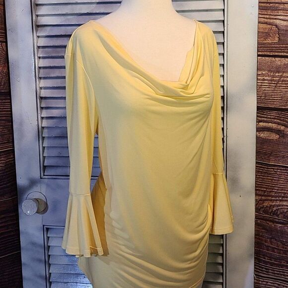 NWTāPremiseāMedāTulipāSleevedāDrapedāBlouse - Picture 3 of 9